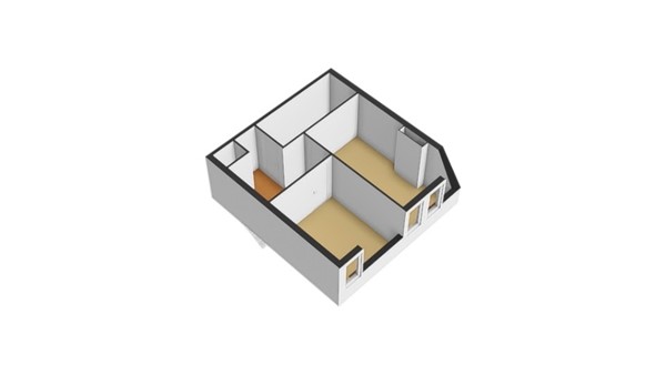 Floorplan - Bergselaan 362c, 3038 CR Rotterdam